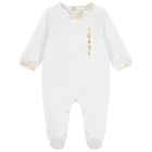 White & Beige Geo Map Babygrow Gift Set, 1, hi-res