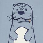 Boys Blue Sea Lion T-Shirt, 1, hi-res