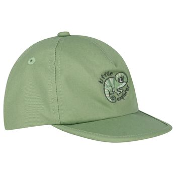 Younger Boys Green Chameleon Cap