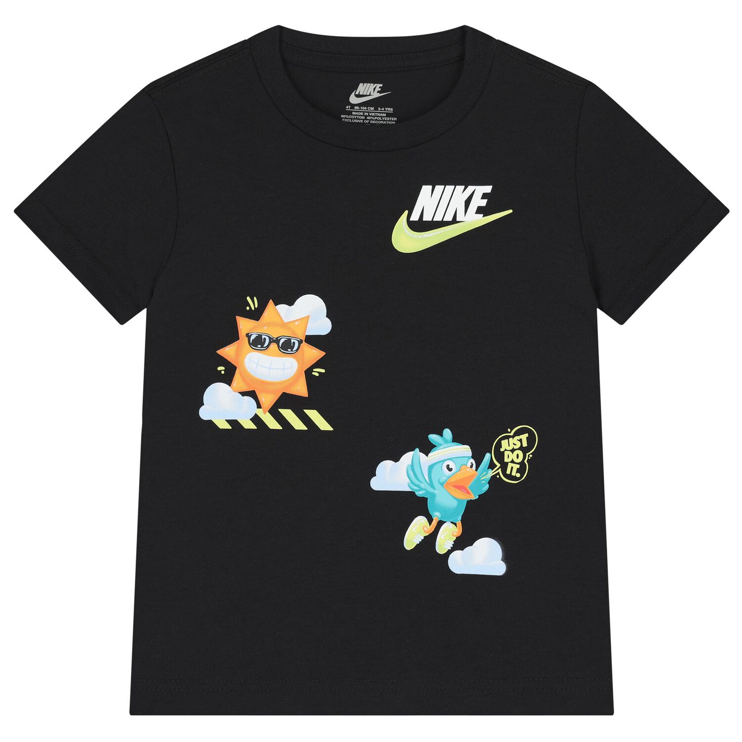 Boys Black & Green Logo Shorts Set, 1, hi-res