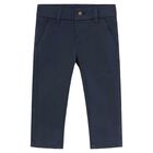 Younger Boys Navy Blue Trousers, 2, hi-res