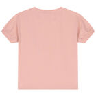 Girls Pink Logo Bag T-Shirt, 1, hi-res