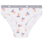 Girls White & Pink Bikini Brief ( 5-Pack ), 1, hi-res