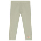 Baby Girls White & Green Leggings Set, 1, hi-res