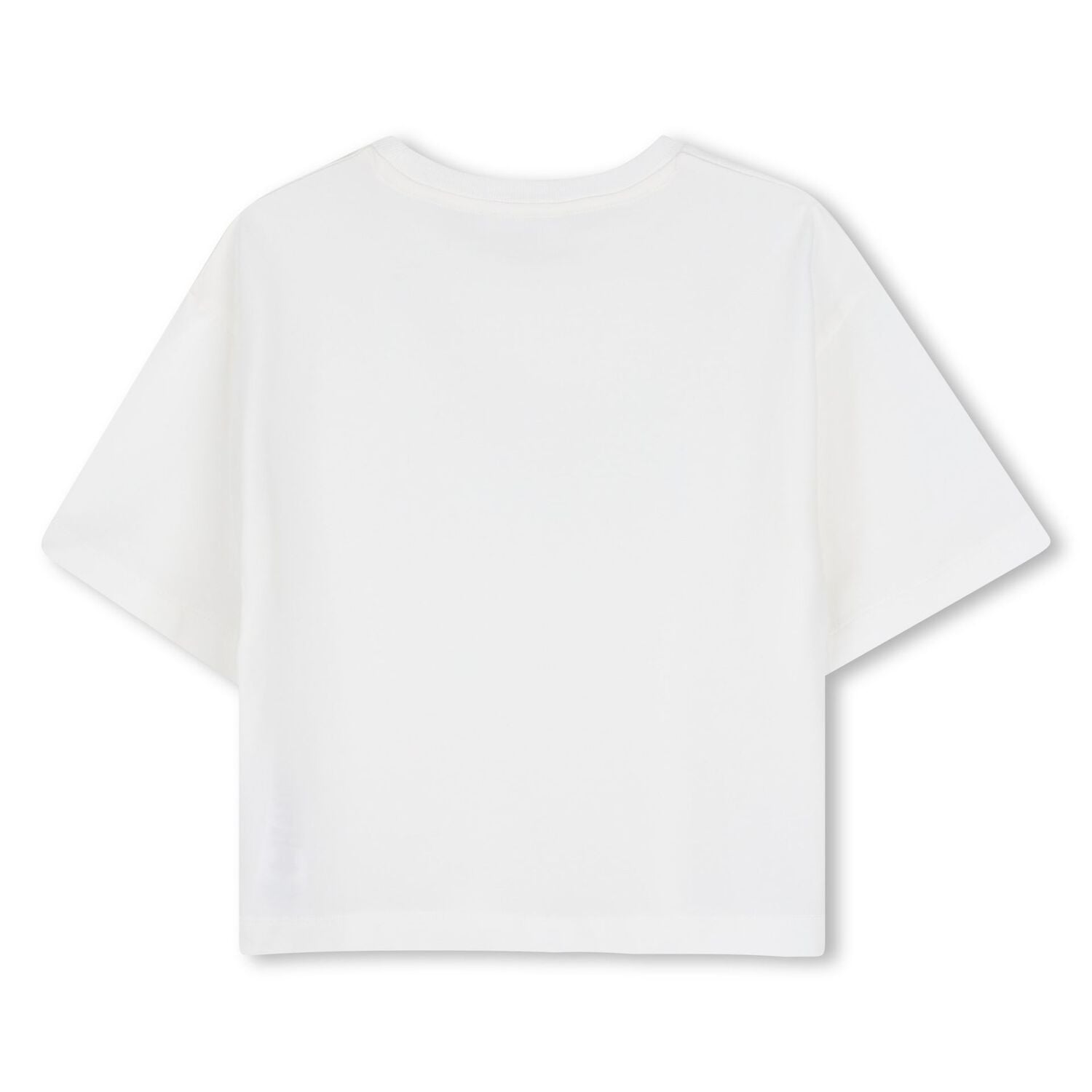 Girls Ivory Logo T-Shirt, 1, hi-res