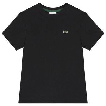 Boys Black Logo T-Shirt