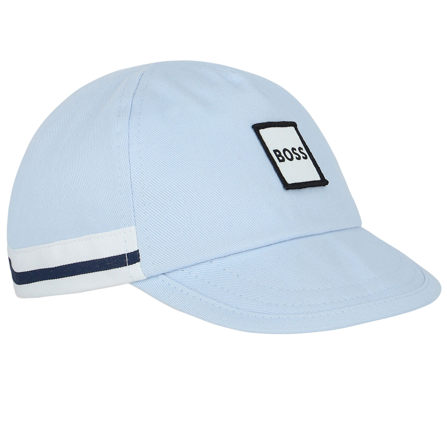 Baby Boys Blue Logo Cap, 2, hi-res