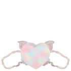 Girls Pink Butterfly Handbag, 1, hi-res