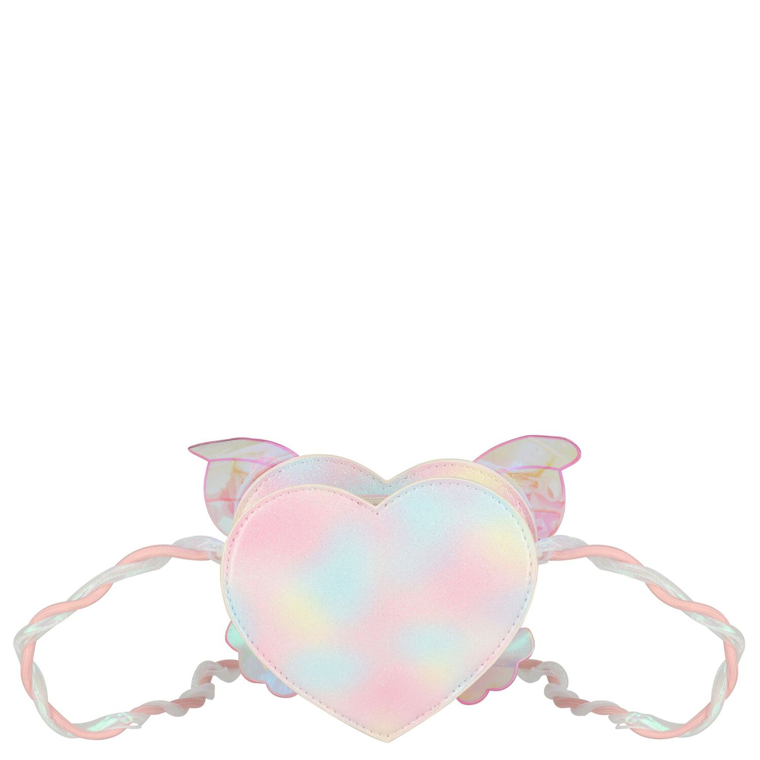 Girls Pink Butterfly Handbag, 1, hi-res