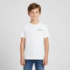 Boys White Logo T-Shirt, 2, hi-res