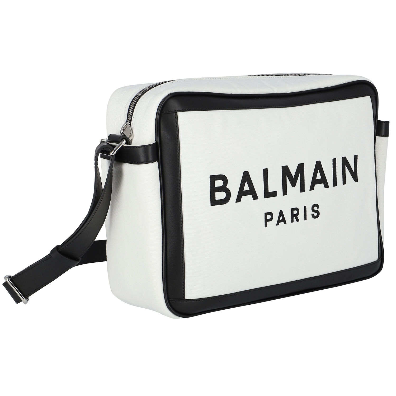 White & Black Logo Baby Changing Bag, 1, hi-res