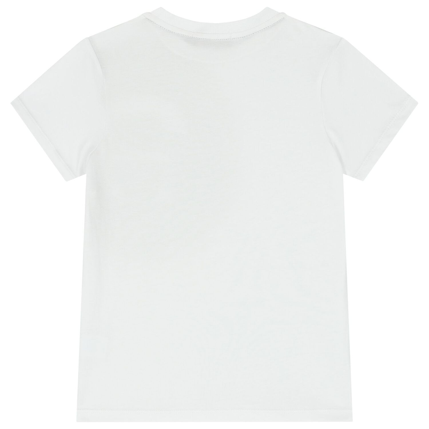 Boys White Logo T-Shirt, 1, hi-res