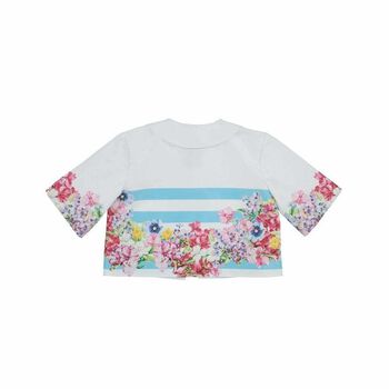 Girls Floral Bolero