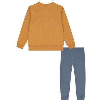 Boys Yellow & Blue Tracksuit, 1 Boys Yellow & Blue Tracksuit