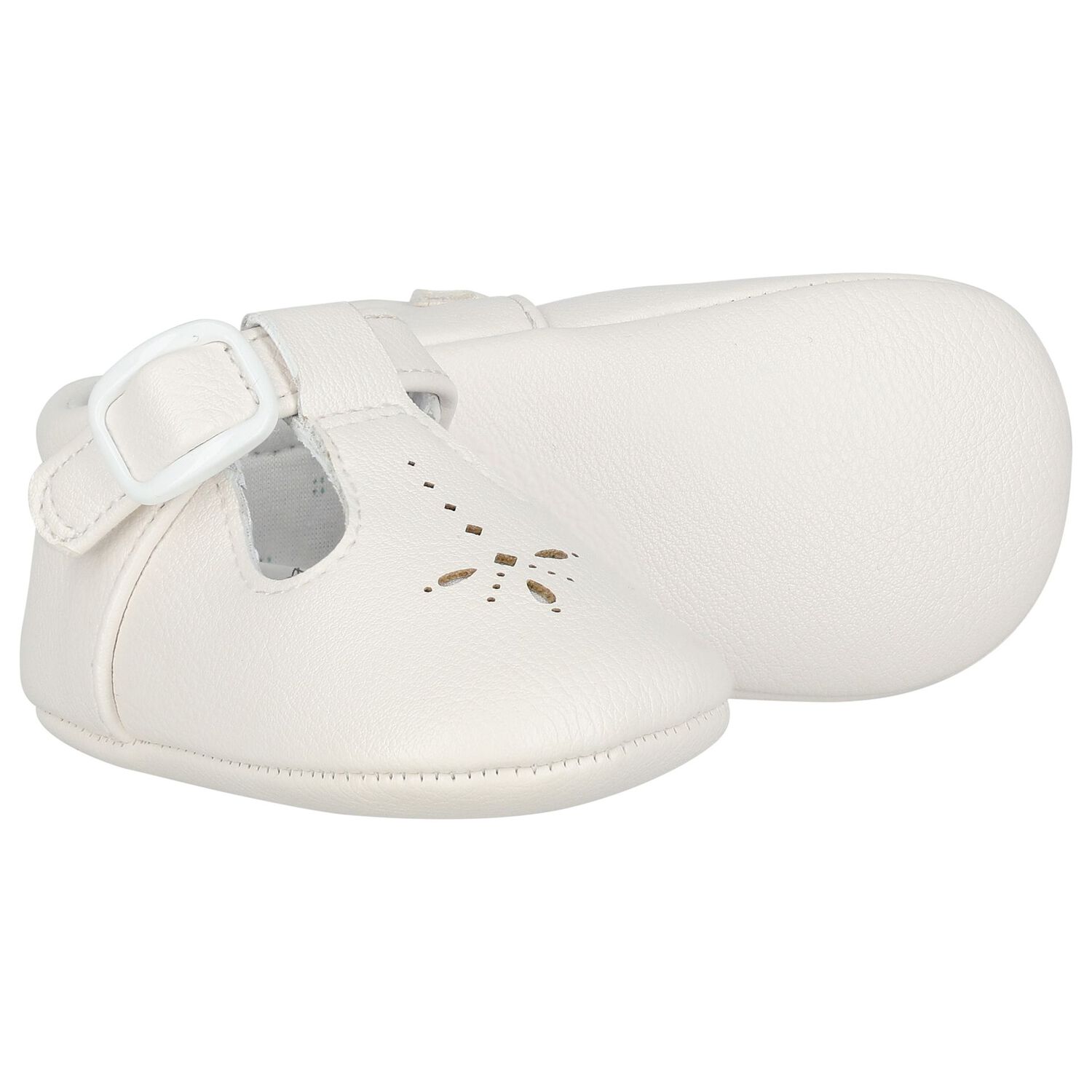 Baby Boys White Pre Walker Shoes, 2, hi-res image number null