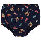 Baby Girls Navy Blue Polo Dress Set, 1, hi-res