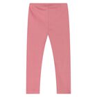 Younger Girls White & Pink Leggings Set, 1, hi-res