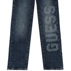 Boys Blue Logo Denim Jeans, 1, hi-res