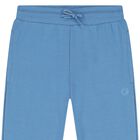 Younger Boys Blue Jersey Joggers, 2, hi-res