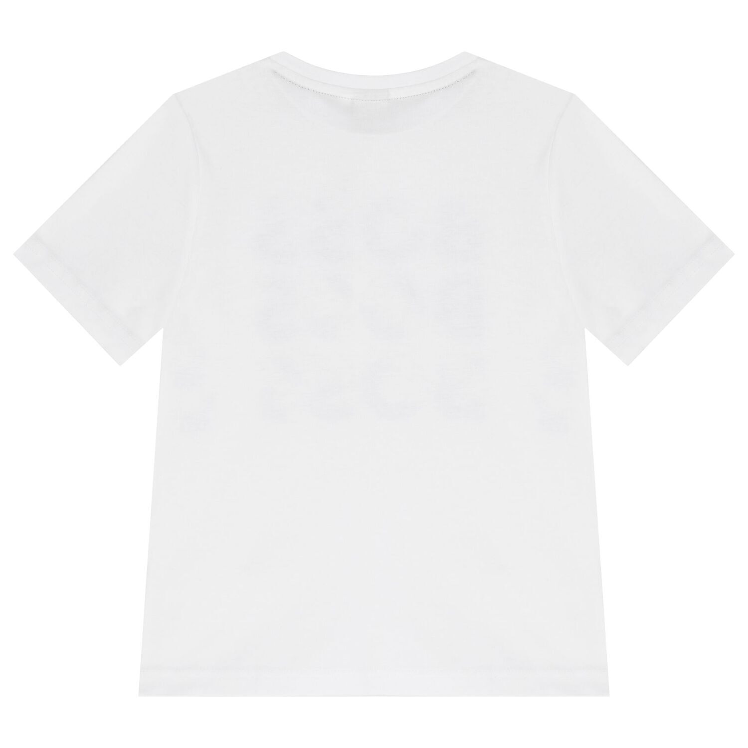 Boys White Logo T-Shirt, 2, hi-res image number null
