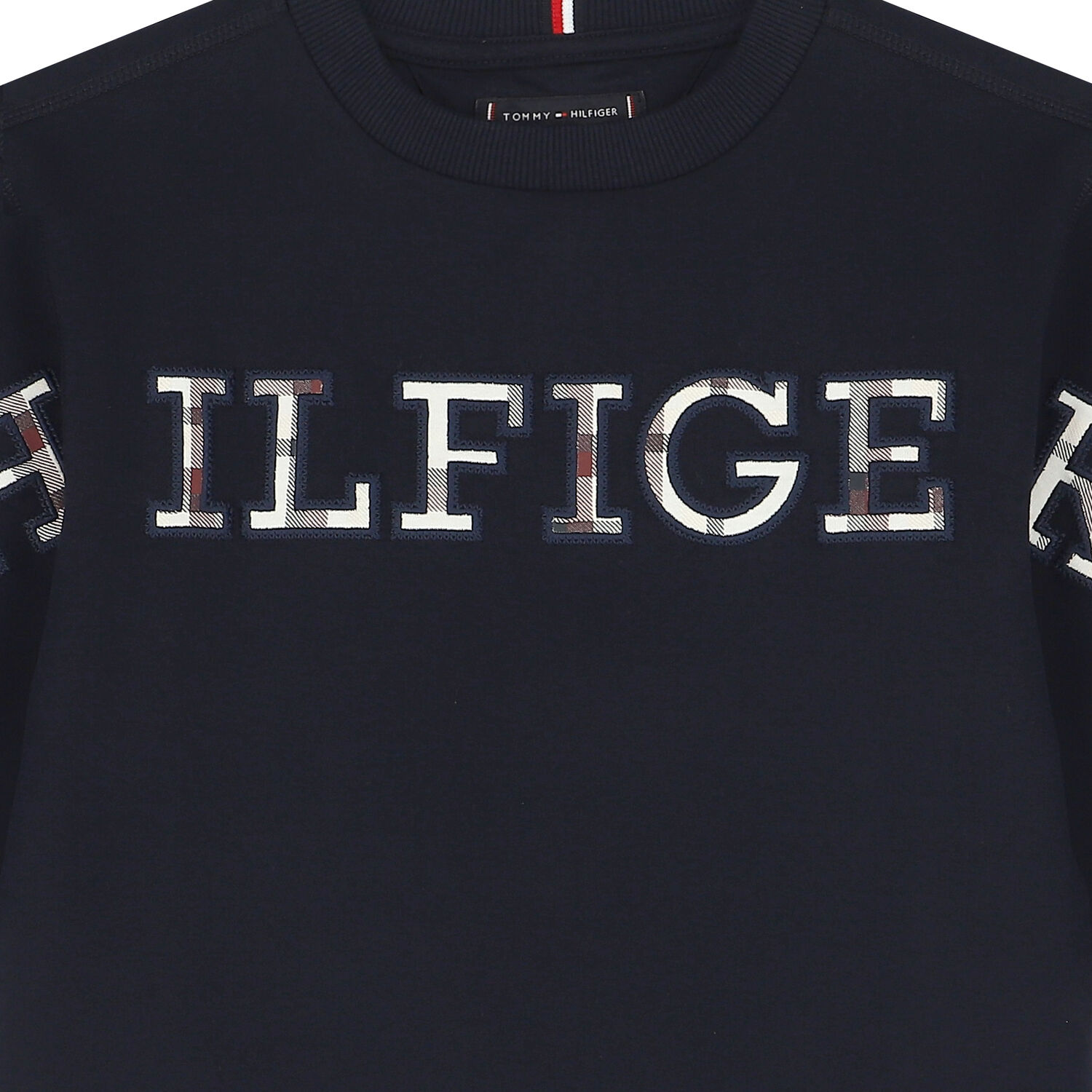 Boys Navy Blue Logo Sweatshirt, 1, hi-res