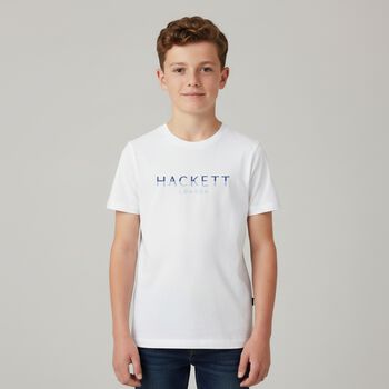 Boys White Logo T-Shirt