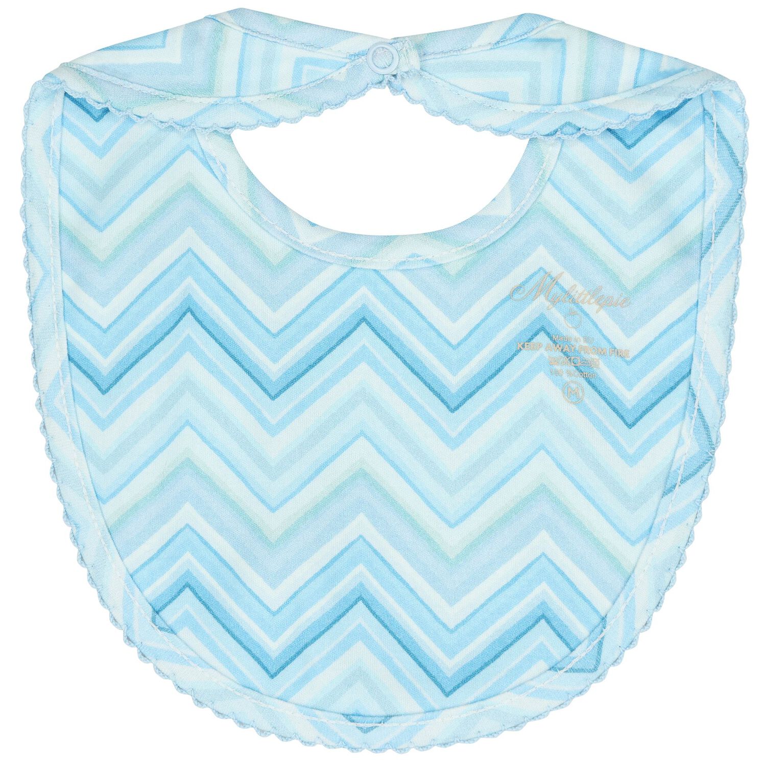 Baby Boys Blue Zig Zag Babygrow Gift Set , 1, hi-res