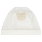 Ivory Teddy Bear Baby Hat, 1, hi-res