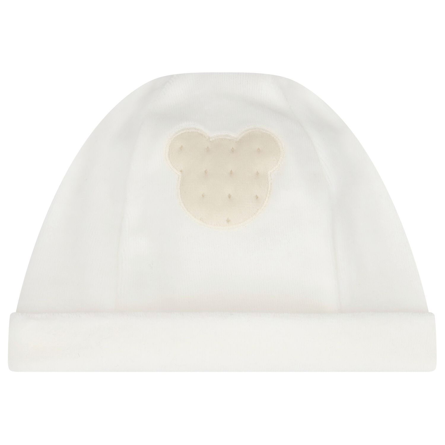 Ivory Teddy Bear Baby Hat, 1, hi-res