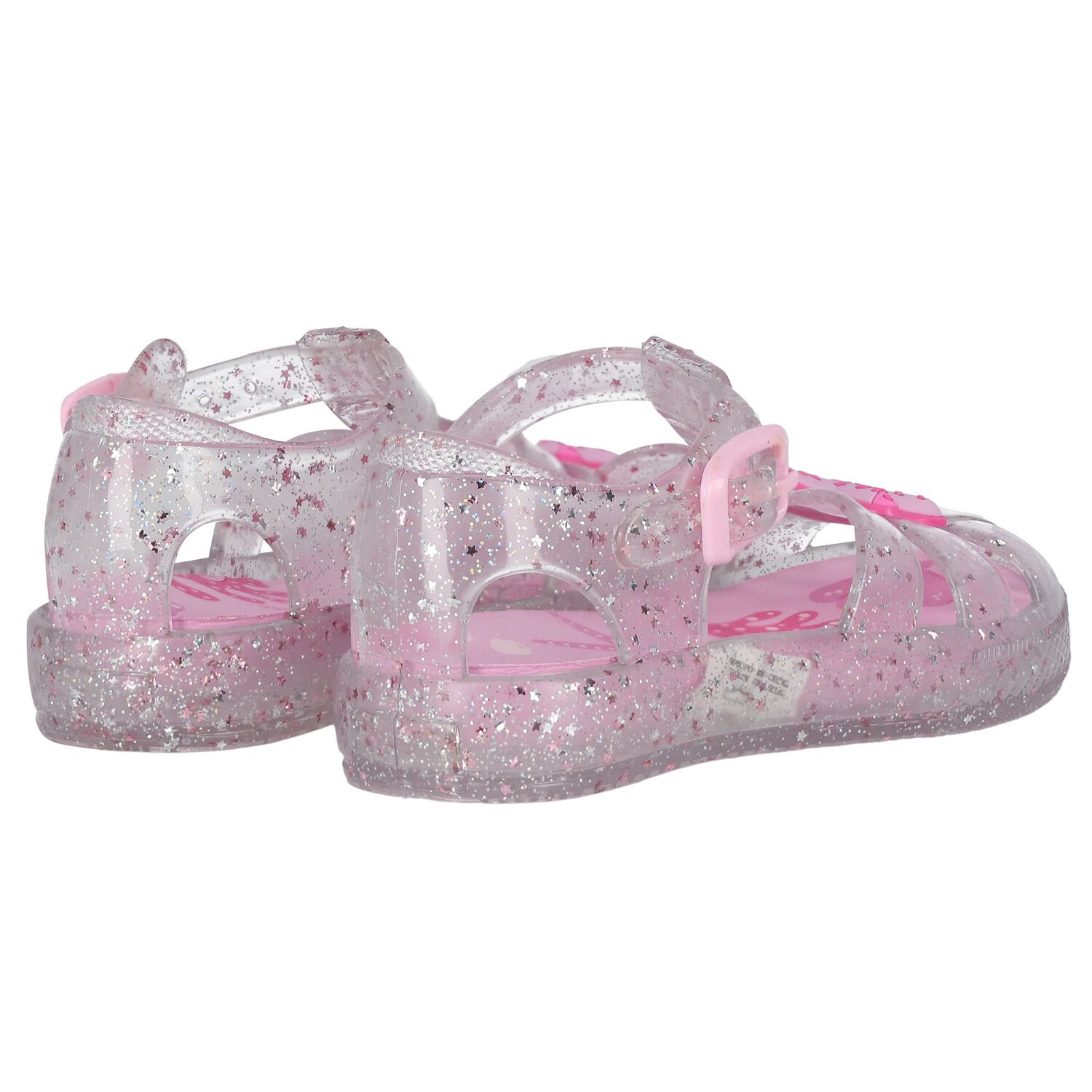 Younger Girls Pink Jelly Sandals, 1, hi-res image number null