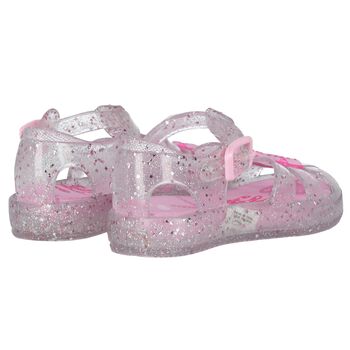 Younger Girls Pink Jelly Sandals