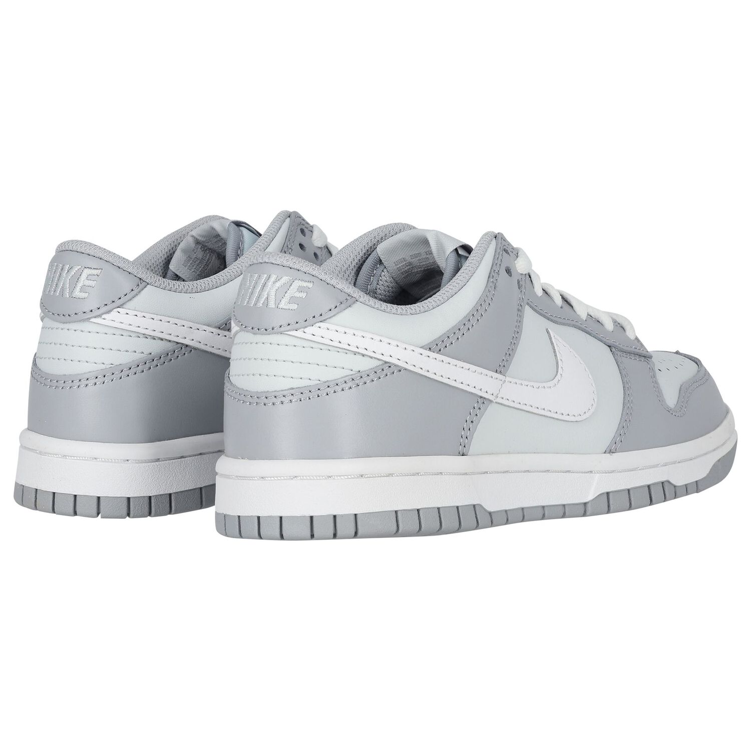 Grey & White Dunk Low Trainers, 1, hi-res