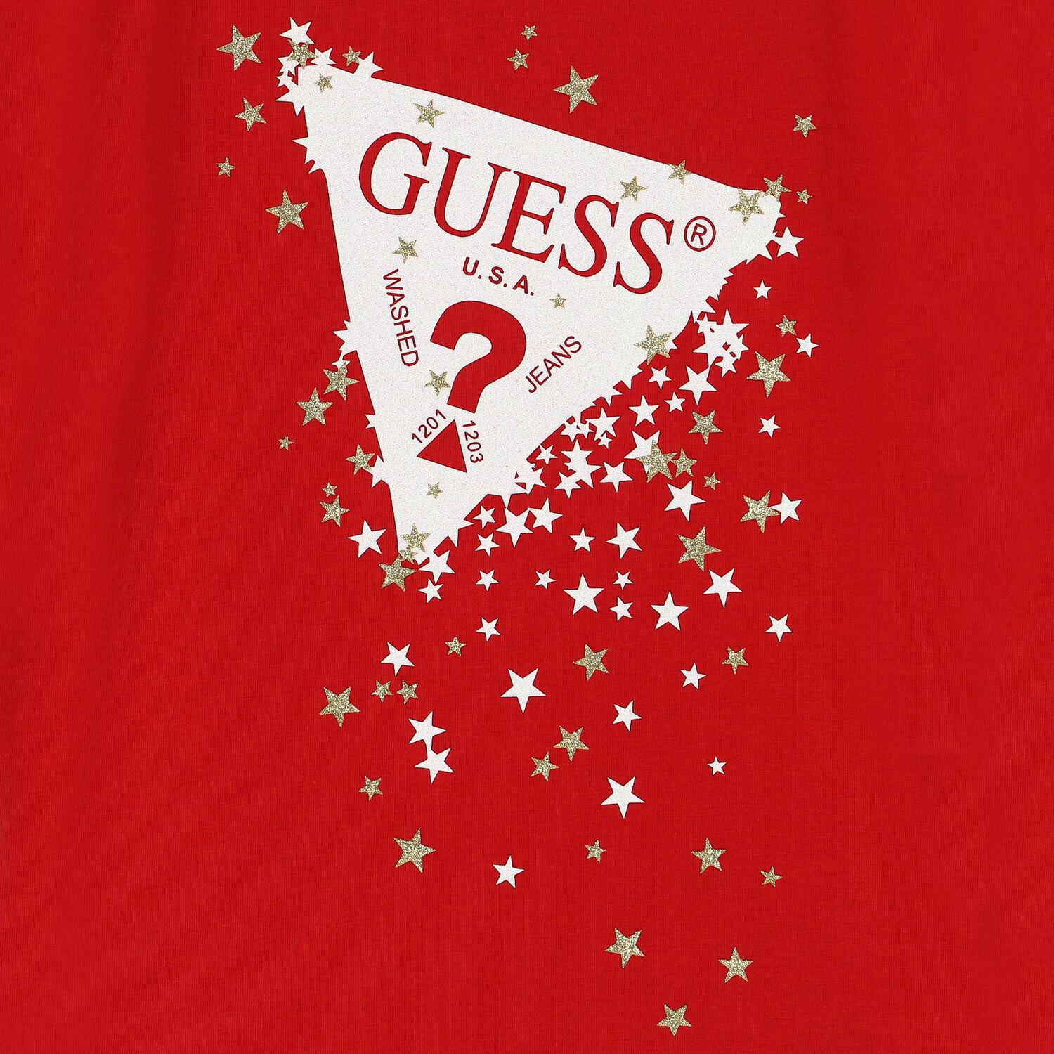 Girls Red Logo T-Shirt, 2, hi-res