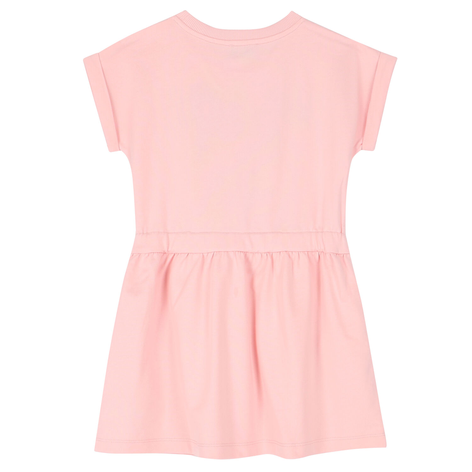 Girls Pink Teddy Logo Dress, 2, hi-res