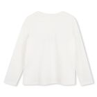 Girls Mini Me White Long Sleeve Top, 1, hi-res
