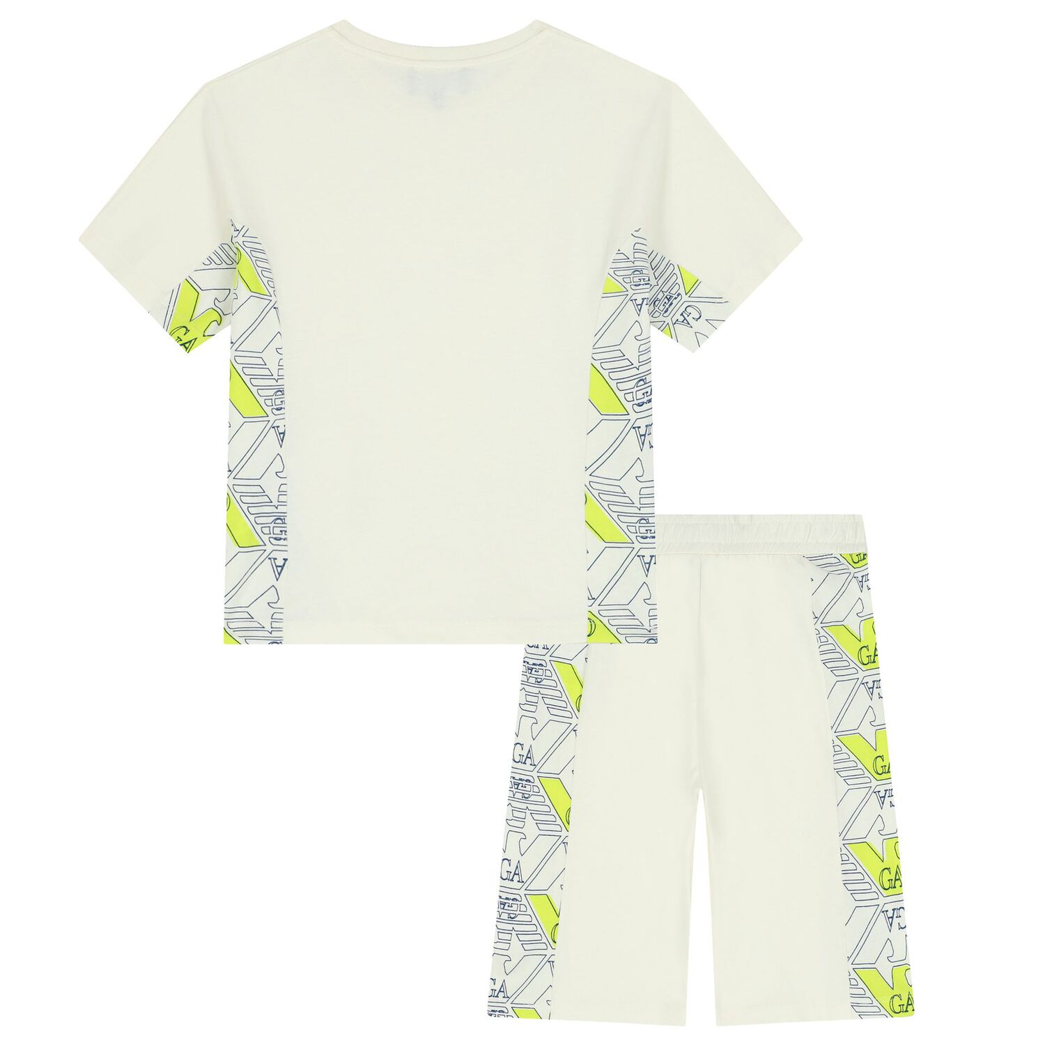 Boys Ivory Logo Shorts Set, 1, hi-res image number null