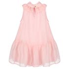 Girls Pink Organza Dress, 1, hi-res