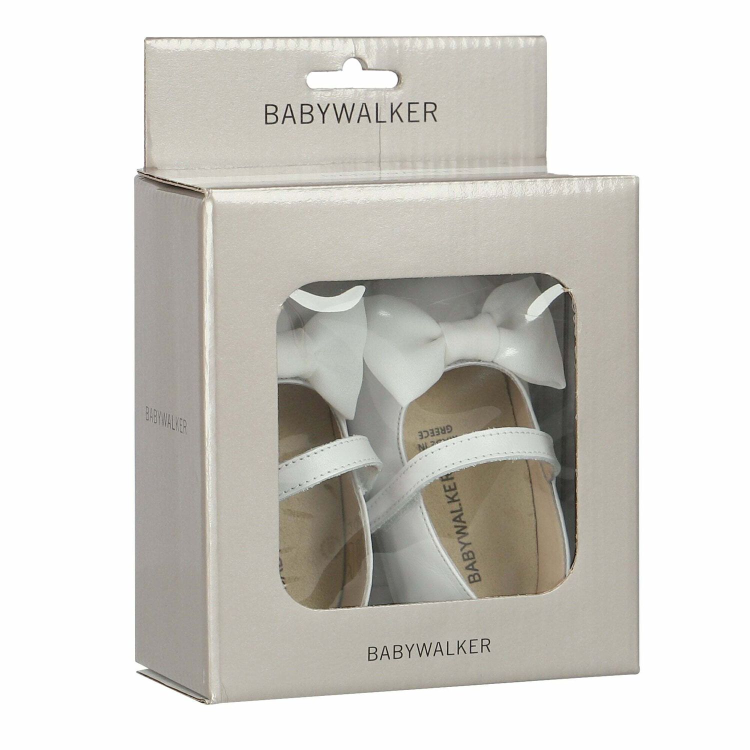 Baby Girls White Embellished Shoes, 1, hi-res