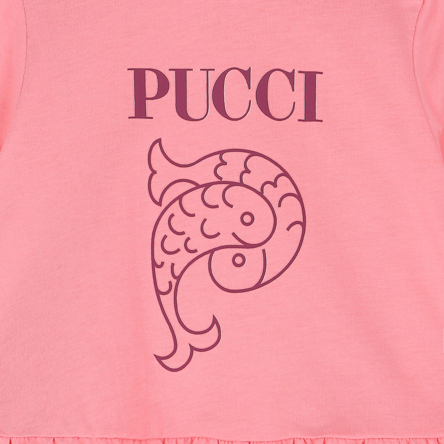 Younger Girls Pink Logo Dress, 1, hi-res image number null