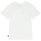 Boys White Logo T-Shirt, 1, hi-res