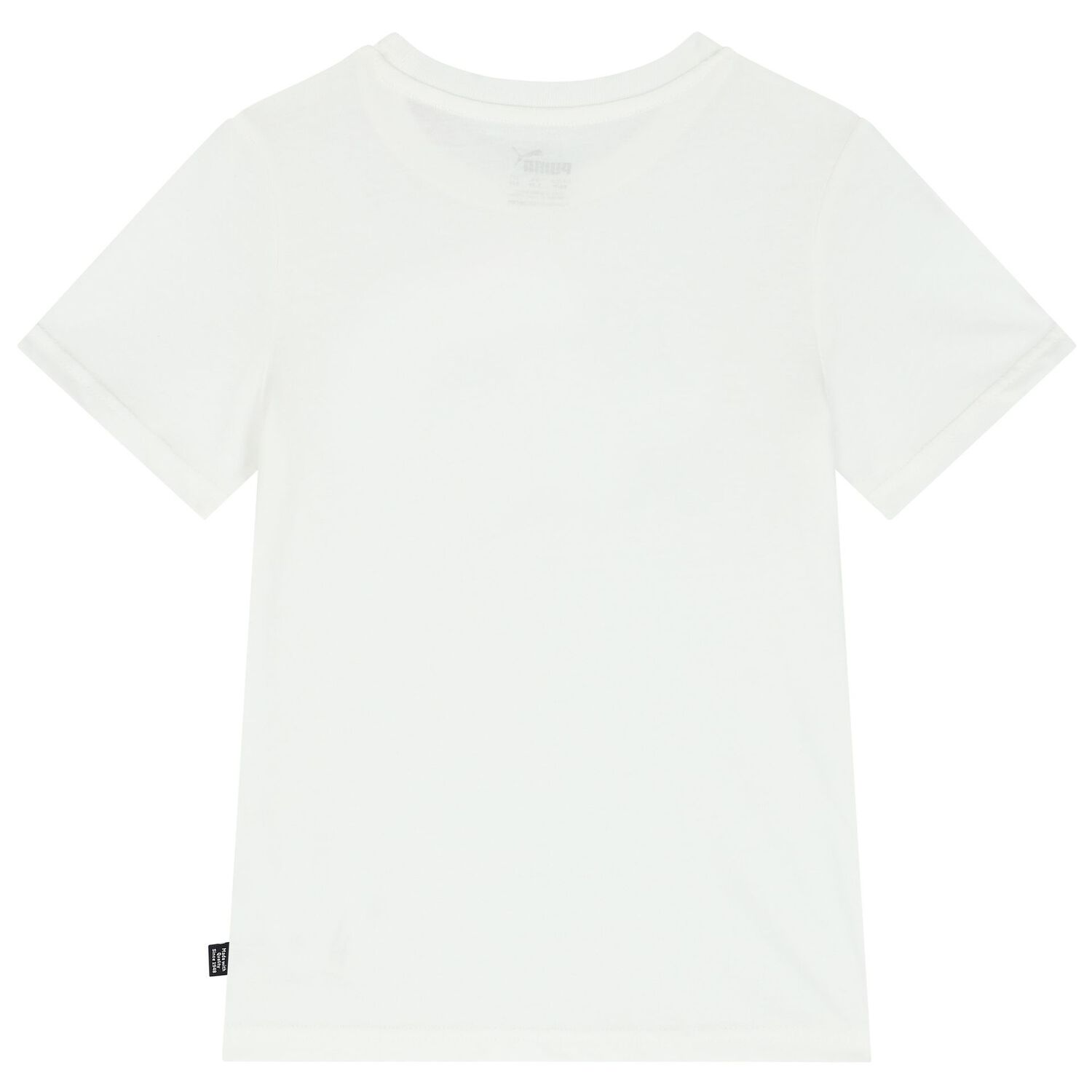 Boys White Logo T-Shirt, 1, hi-res