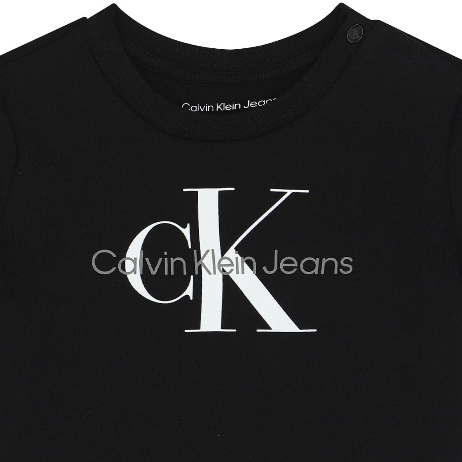 Younger Boys Black Logo T-Shirt, 4, hi-res image number null