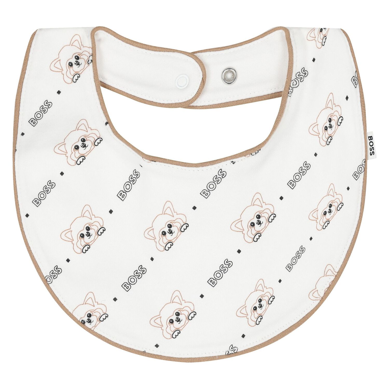 White Red Panda Logo Baby Bodysuit Gift Set, 1, hi-res