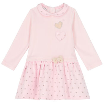 Baby Girls Pink Heart Dress