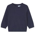 Younger Boys Navy Blue Jumper, 2, hi-res