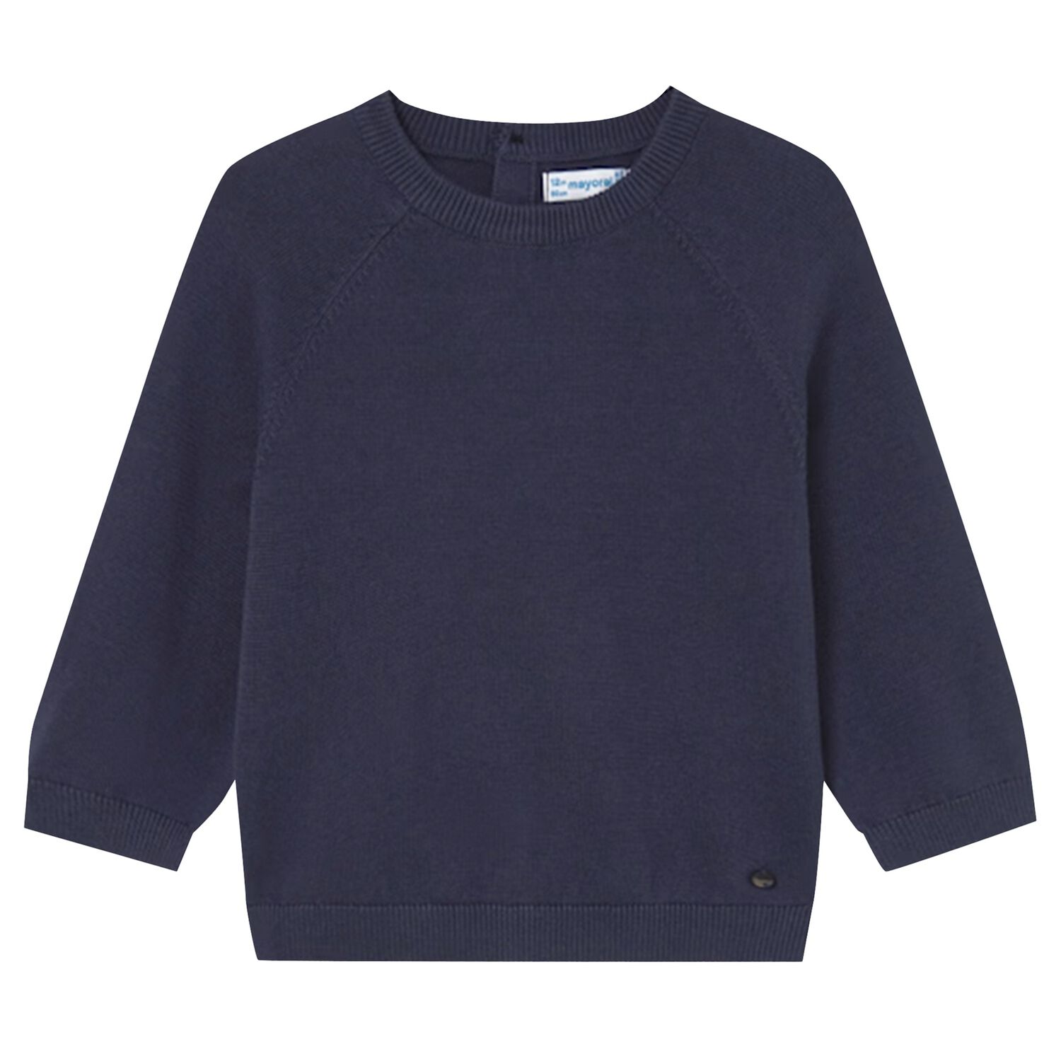 Younger Boys Navy Blue Jumper, 2, hi-res