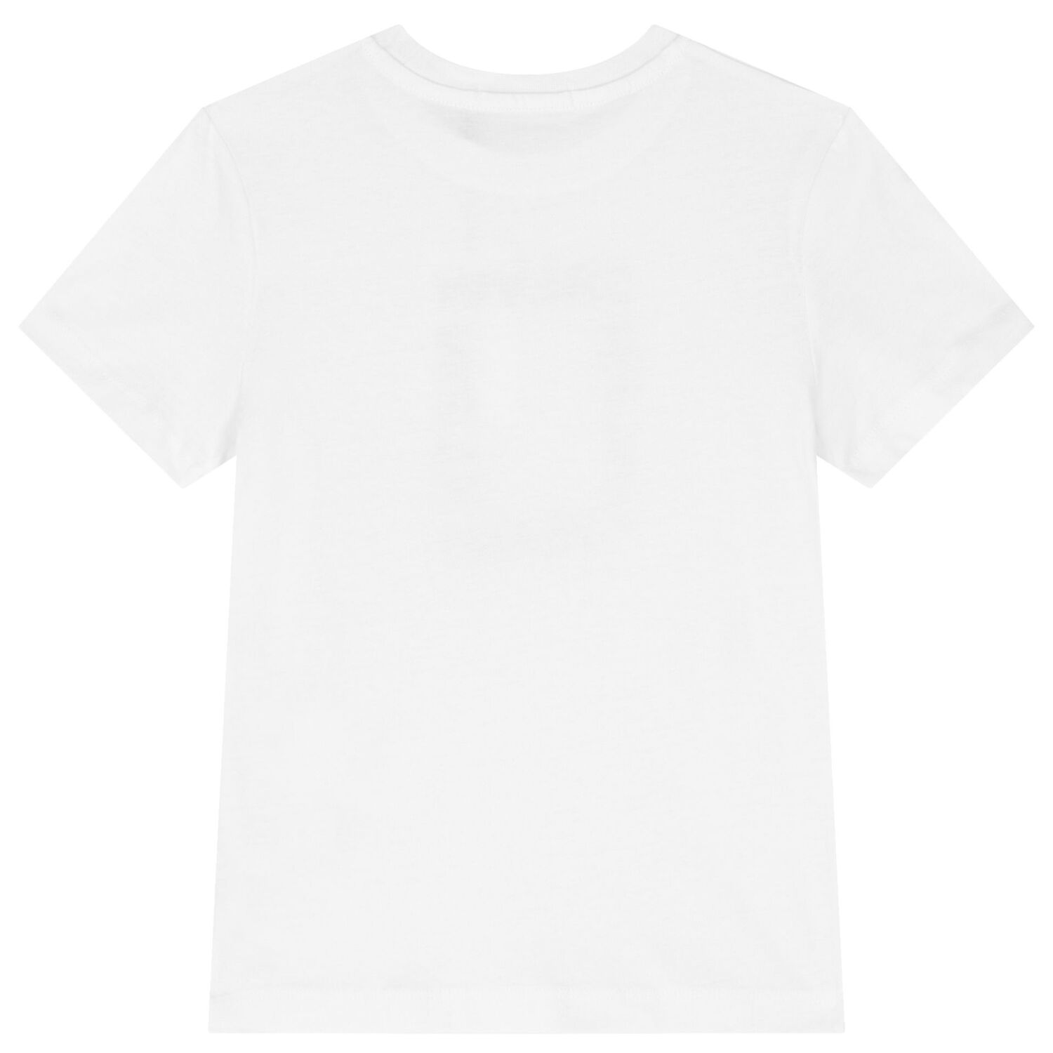 Boys White Logo T-Shirt, 2, hi-res image number null