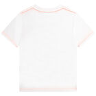 Boys White Logo T-Shirt, 1, hi-res