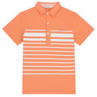 Boys Orange & Beige Shorts Set, 1, hi-res