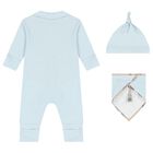 Blue Romper Baby Gift Set, 1, hi-res